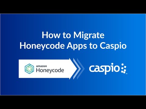 Caspio's tweet image. 📣 Calling all #Honeycode users! Amazon Honeycode will end on Feb. 29, 2024. Learn how easy it is to migrate your data and apps to Caspio's #lowcode platform in our latest tutorial video: casp.io/3EwNRwo #amazonhoneycode