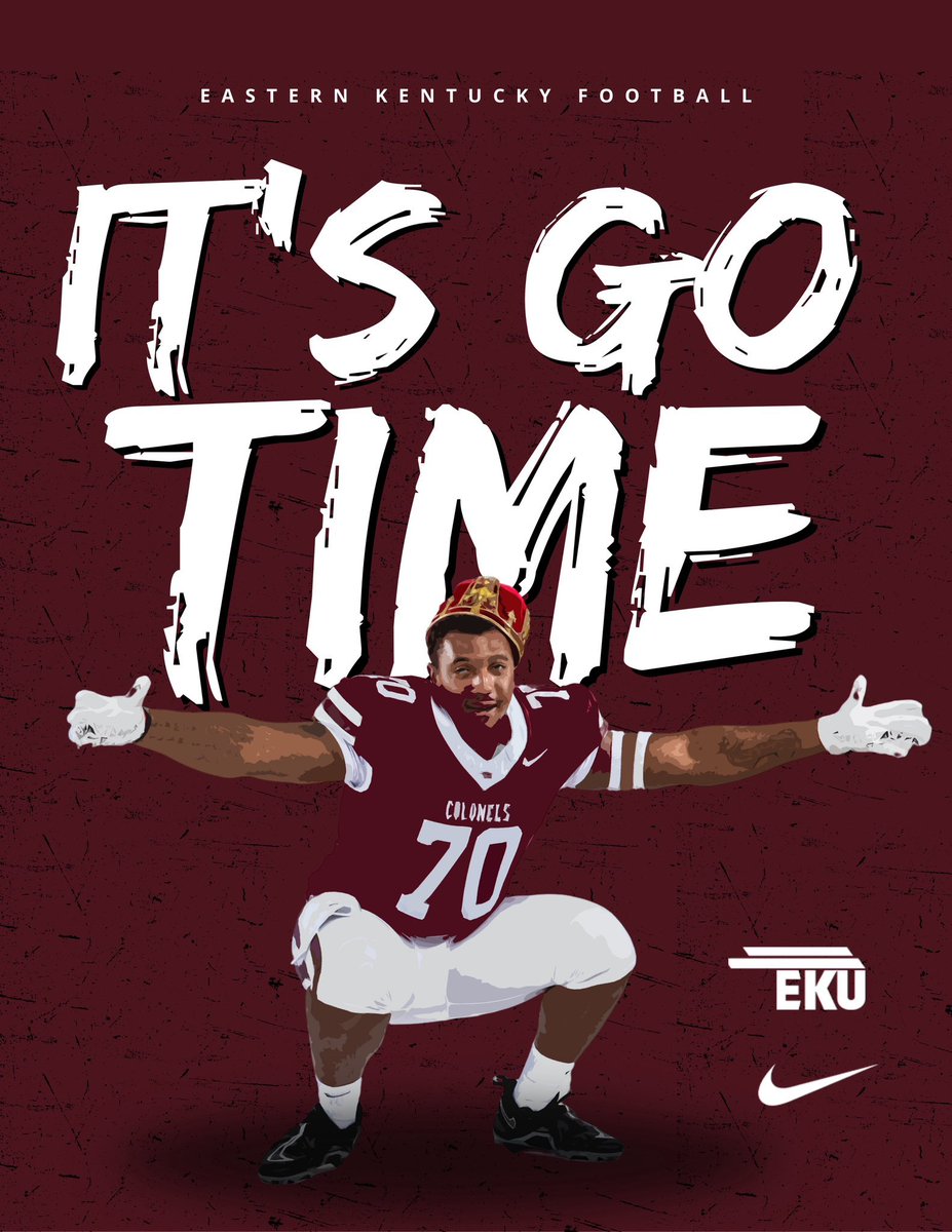 Thank you!  <a href="/Cox83Caleb/">Caleb Cox</a> <a href="/EKUFootball/">EKU Football</a>