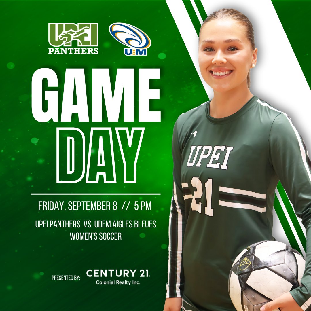 UPEIPanthers's tweet image. TGIF! It's GAME DAY!

FRIDAY, SEPT. 8

HOME🏠:

5 PM | WSOC⚽️ vs. UdeM
7:15 PM | MSOC⚽️ vs. UdeM

Visit panthertickets.ca to purchase tickets.

#GoPanthersGo | #Soccer