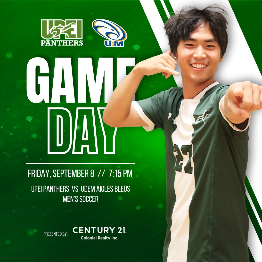 UPEIPanthers's tweet image. TGIF! It's GAME DAY!

FRIDAY, SEPT. 8

HOME🏠:

5 PM | WSOC⚽️ vs. UdeM
7:15 PM | MSOC⚽️ vs. UdeM

Visit panthertickets.ca to purchase tickets.

#GoPanthersGo | #Soccer