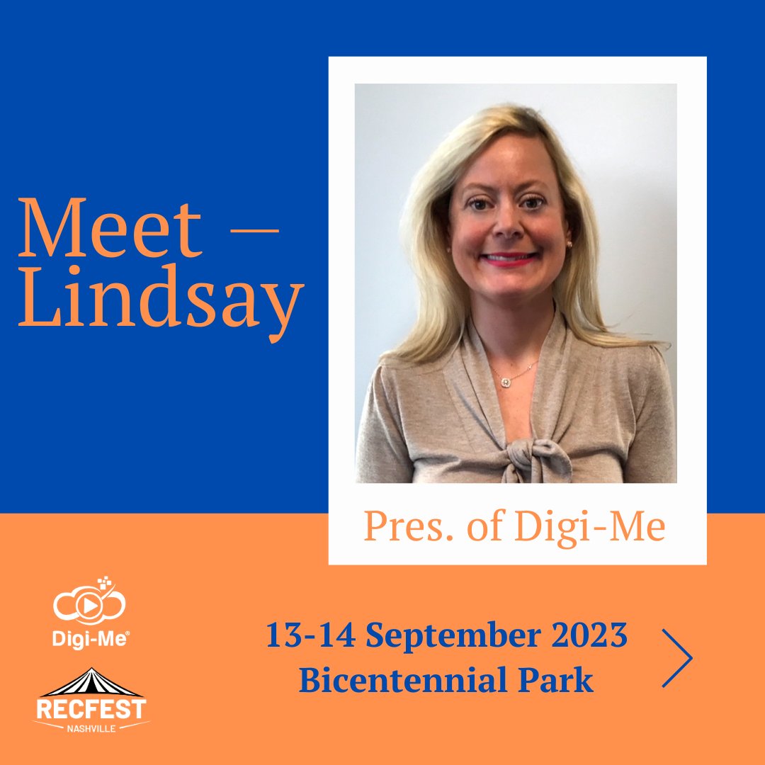 digimevideo's tweet image. Hey Nashville! Slots are filling up fast! If you&apos;d like to meet the President of Digi-Me, Lindsay Stanton, grab your time now. 

outlook.office365.com/owa/calendar/M…

#nashville #recfest2023