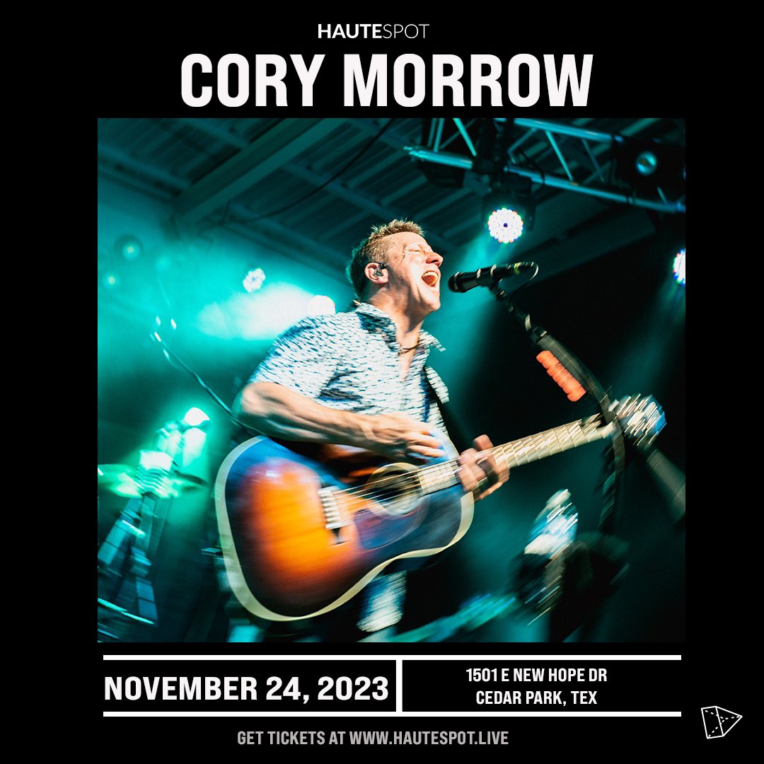 💥ON SALE NOW💥
11/24 - @corymorrowband is back at HAUTE SPOT! Grab your tickets right now at HAUTESPOT.LIVE

#corymorrow #corymorrowband #texascountrymusic #texascountry #hautespot #keepaustincountry