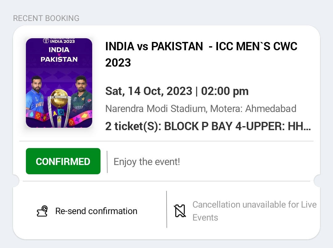 India vs Pakistan tickets: Where to book online and tickets price