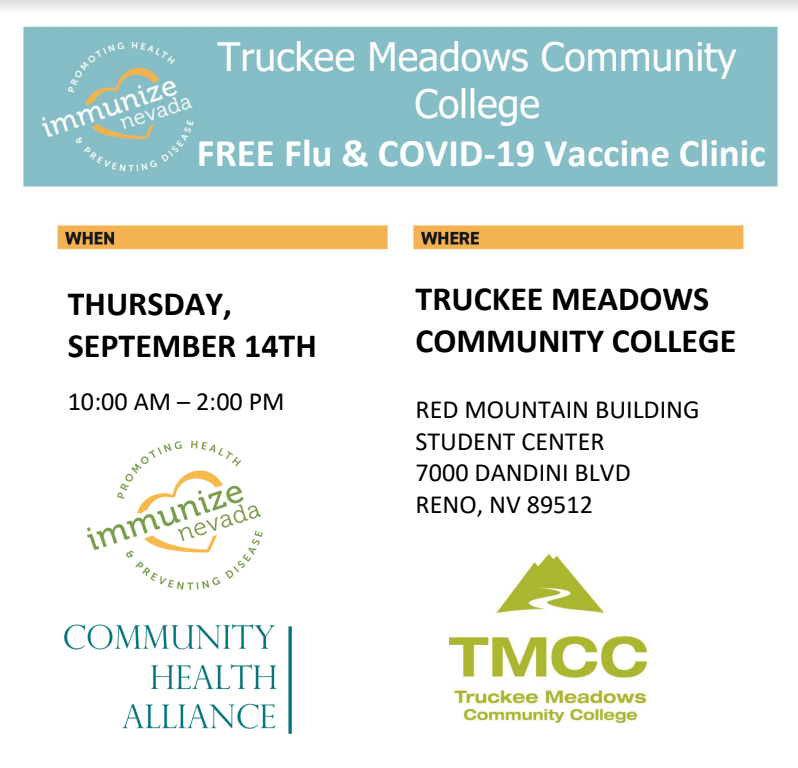 tmccnevada's tweet photo. π£ Next Thursday on Campus! π£
π Stay healthy this fall season on campus!
π Colder weather and changing foliage can bring respiratory infections and allergens. Take care of yourself and make the most of your academic and social life. πͺ#TMCCResources #TMCCEvents https://t.co/oXTnObnmnQ