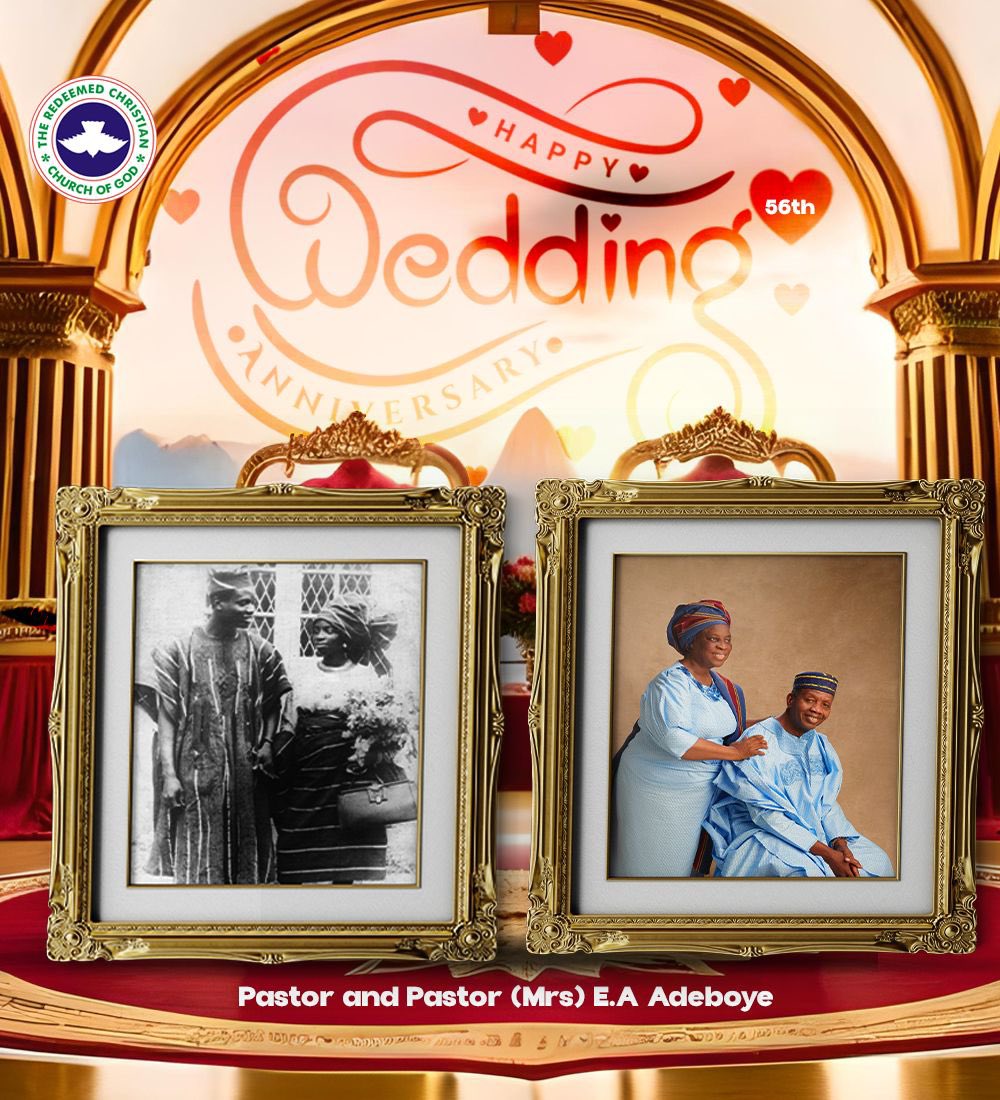 56 years of beautiful companionship
56 years of shared moments
56 years of God's goodness
56 years of Kingdom partnership
56 years of shared victories
Thank You Jesus, Thank You Lord !