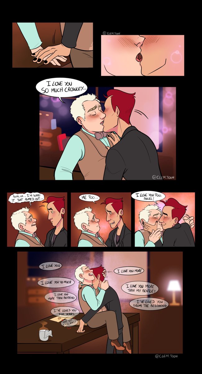 Good omens comic, I did it before s2 came out...I would have liked it to have ended like that🥲 
#GoodOmen2 #GoodOmens
