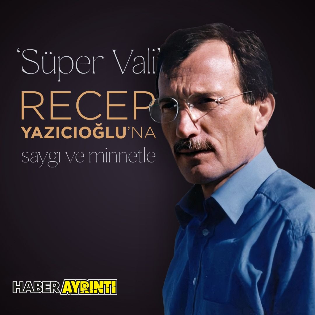 Ömrünü Türk milletine hizmete adamış süper Vali #RecepYazıcıoğlu ’nu vefatının 20. yıl dönümünde saygı ve rahmetle anıyorum.