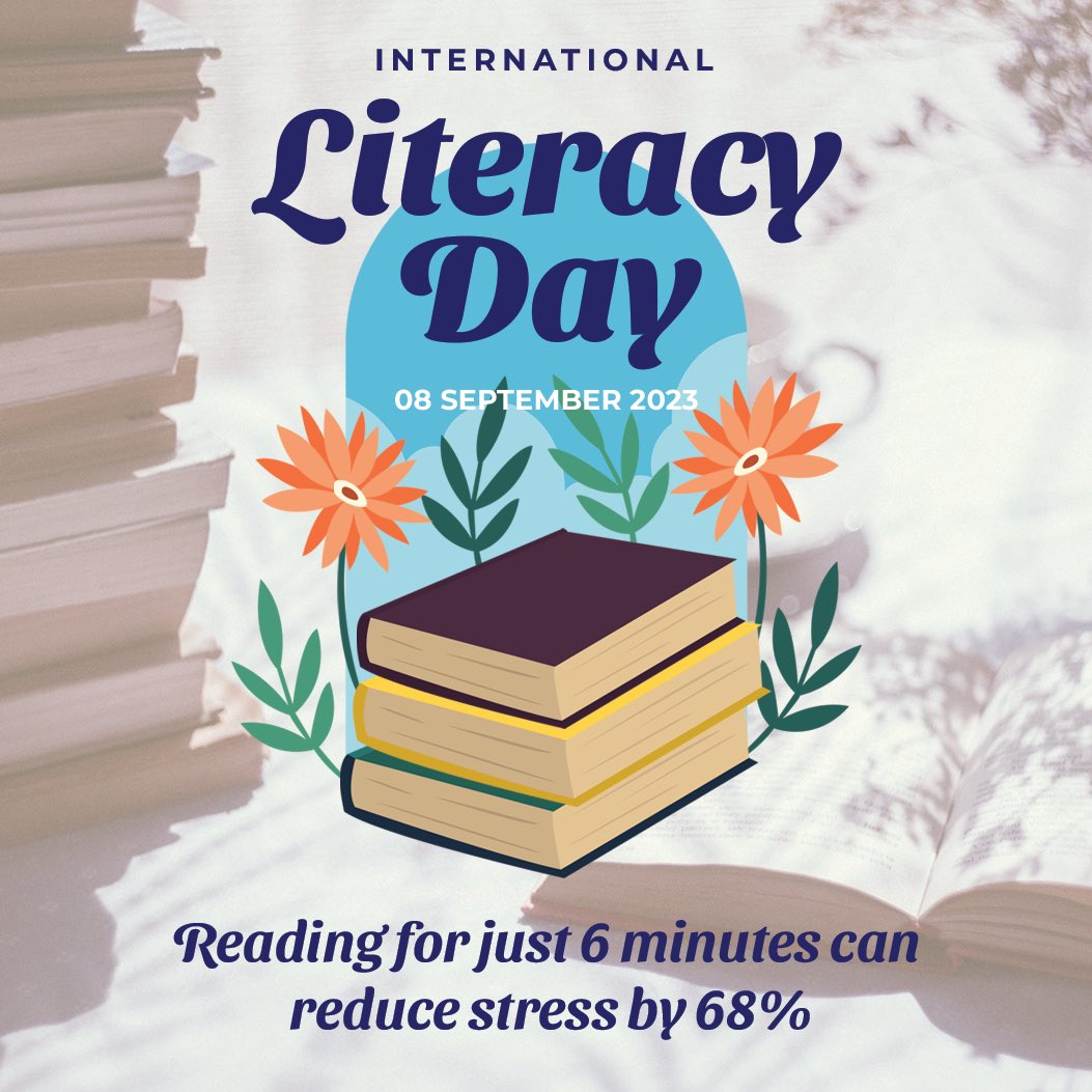 When studying we can often lose the joy of reading. Neuropsychologist Dr Lewis has found that reading for as little as 6 minutes a day can reduce stress by 68%. 
On this #worldliteracyday - try to incorporate reading into your self care routine… 💭📚🤍

#internationalliteracyday