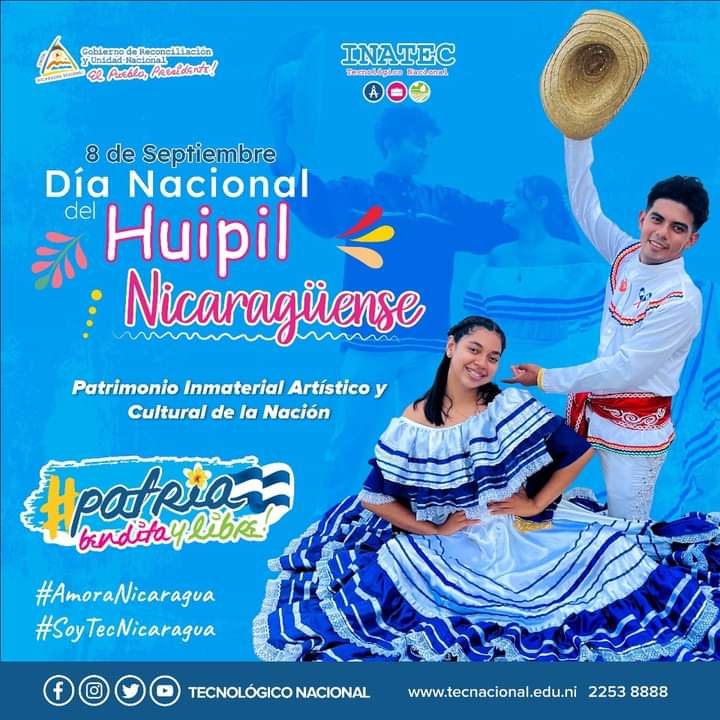 Y se llego el dia Nacional del Huipil, vamos a sacar todos esos hüipiles, o alquilar tenemos que andar casuales o sea biem patrioticos 😊🌈🥳 Me encanta‼️
#PatriaBenditayLibre 
#PLOMO19 
<a href="/MaryuriRG/">𝗠𝗮𝘆𝘂 🇳🇮</a> 
@Joel190779 
<a href="/noelia_arauz/">𝙼𝚊𝚛í𝚊 𝙽𝚘𝚎𝚕𝚒𝚊 𝙰𝚛á𝚞𝚣🇳🇮</a> 
<a href="/yadiratellez4/">Yady 🌵🌵 💞</a>