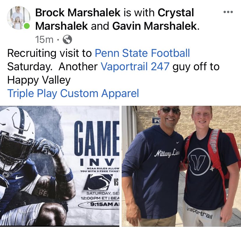 31 D1 FOOTBALL OFFERS among <a href="/VAPORTRAIL2471/">VAPORTRAIL247 SPEED TRAINING</a> athletes (currently) 🤯. Why? You’re welcome to come find out. #different                          ✌🏽🆙 <a href="/TPCustomApparel/">TriplePlayCustomApparel</a> <a href="/EdOBrienCFB/">EdOBrienCFB</a> <a href="/210ths/">2Tenths Speed & Agility</a> @SWiltfong247 <a href="/ZemaitisTouch_/">Alan Zemaitis</a> <a href="/adam_shovlin/">Adam Shovlin</a> <a href="/GavinMarshalek1/">Gavin Marshalek</a> <a href="/JoeMento/">Joe Mento</a> <a href="/JwPalms/">Jordan Palmer</a> <a href="/qbsummit/">Summit</a>