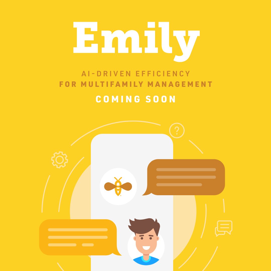 COMING SOON! Meet Emily, a virtual assistant powered by ChatGPT and Swifty. Emily will 𝗿𝗲𝘃𝗼𝗹𝘂𝘁𝗶𝗼𝗻𝗶𝘇𝗲 𝗵𝗼𝘄 𝘆𝗼𝘂 𝗵𝗮𝗻𝗱𝗹𝗲 𝗿𝗲𝘀𝗶𝗱𝗲𝗻𝘁 𝗾𝘂𝗲𝗿𝗶𝗲𝘀, providing 24/7 assistance. Stay tuned for more insights into what Emily can do.