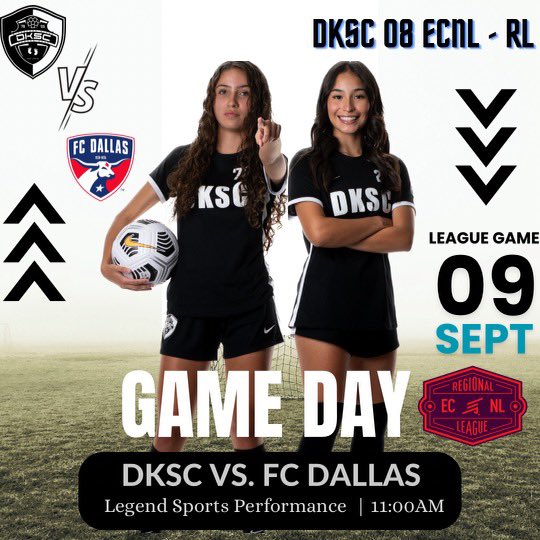 It’s match day 2 tomorrow and Ready to get W #2 💪‼️ Let’s go @DKSC08RL‼️
#DKSCstrong #BeatFCD @DKSC_official @JayV1221 @Birdville_LHS @Gosset41 @LethalSoccer @ImYouthSoccer @ImCollegeSoccer