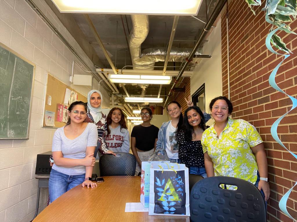 Farewell to our amazing postdoc Mara <a href="/mcuebs/">Mara Cuebas Irizarry</a> 😭We will miss her enthusiasm and dedication (and cakes). Mara worked on the Bacteroides project (congrats on those successful mutations) and her invaluable contributions in the core🦠🧪won’t be forgotten.
Wishing you all the best🚀