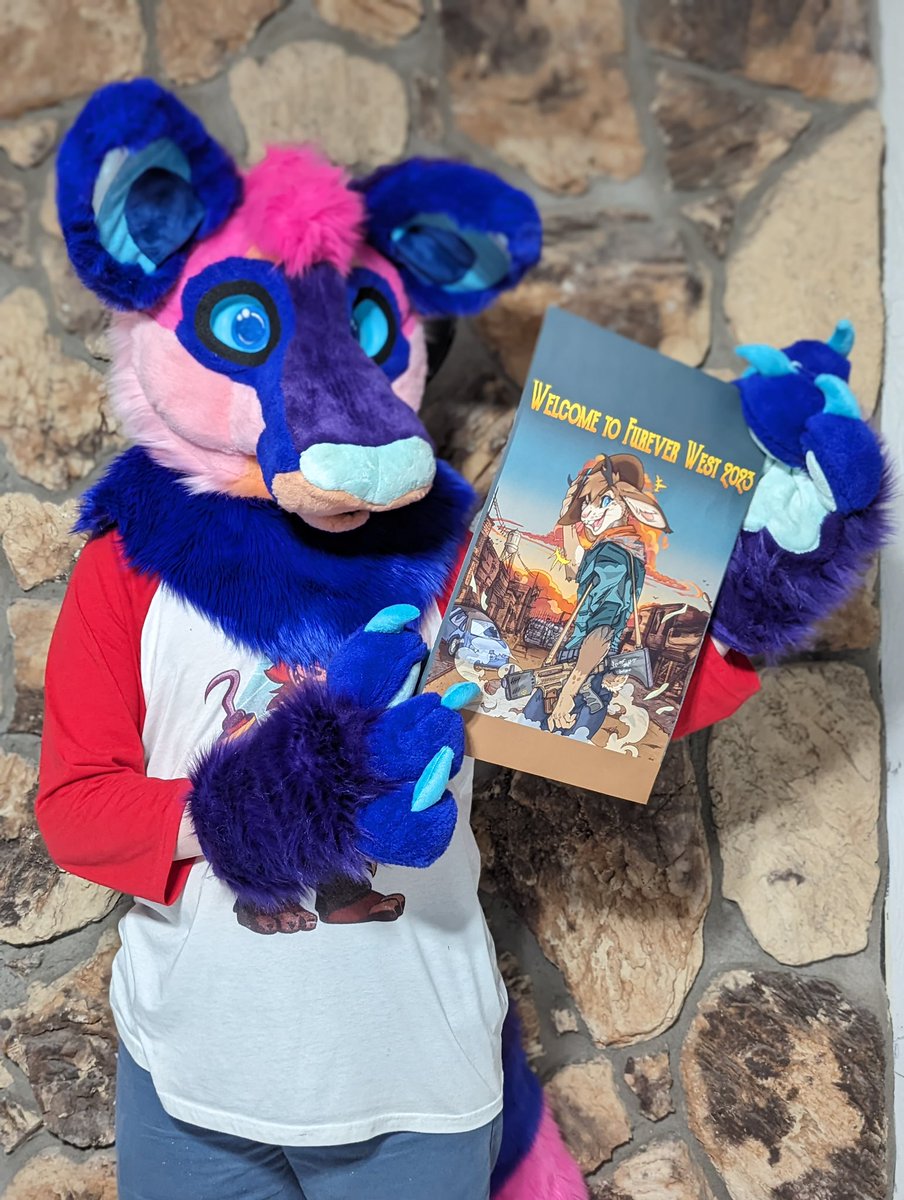 FureverWest's tweet photo. Happy #FursuitFriday everyone! We are officially just 7 days away from the only furry convention in Wyoming! Comment below what you’re looking forward to this weekend 👀 

#FurEverWest2023 #FEW23 https://t.co/ZgCJMEYAAN