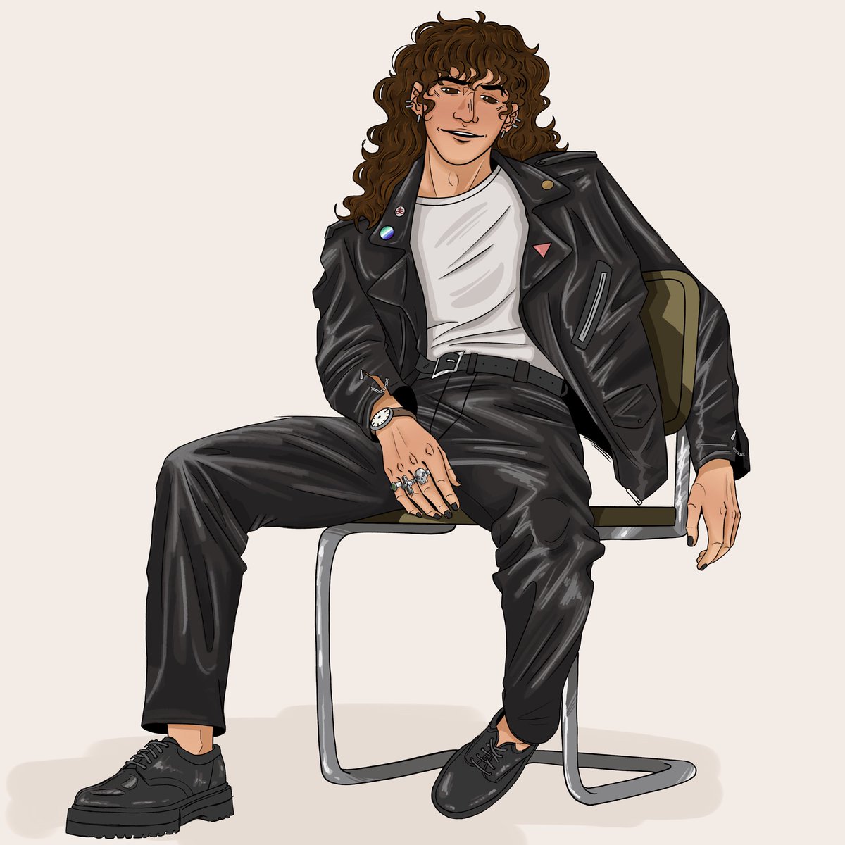 “hey, eyes up here.”