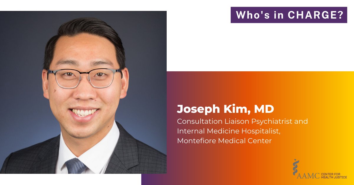 AAMC (@aamctoday) on Twitter photo "Everyone deserves the opportunity to live the healthiest life possible no matter who they are, where they live, & what they do." This #FollowFriday: Meet AAMC Collab for #Healthequity: Act, Research, Generate Evidence (CHARGE) Ambassador, <a href="/JoemkimMD/">Joseph Kim</a>. ow.ly/joBG50PIZNN "Everyone deserves the opportunity to live the healthiest life possible no matter who they are, where they live, & what they do." This #FollowFriday: Meet AAMC Collab for #Healthequity: Act, Research, Generate Evidence (CHARGE) Ambassador, <a href="/JoemkimMD/">Joseph Kim</a>. ow.ly/joBG50PIZNN