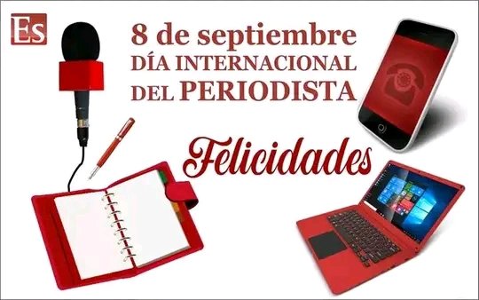 Felicidades a tod@s l@s periodistas del 🌎, en especial a l@s d #SanctiSpíritusEnMarcha. 
#MujeresEnRevolución