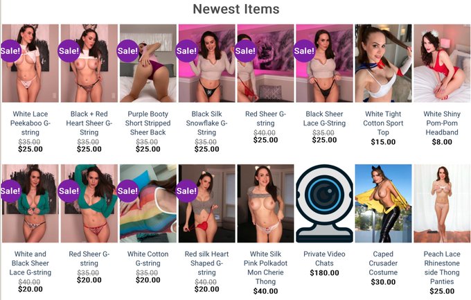 The only place to get your paws on my naughty 1 of a kind goodies that come right out of my closet, I