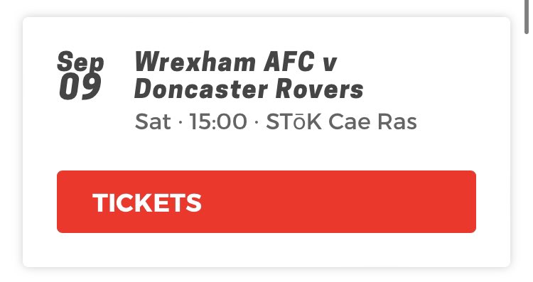 Wrexham AFC - Ticket News, Spares, Sales & Updates tweet media