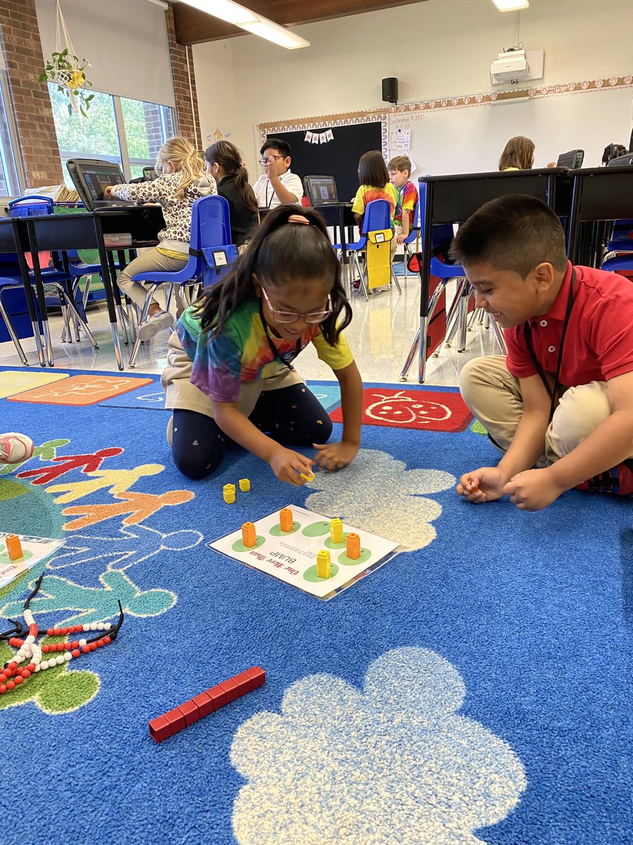 Ms_JRivera's tweet image. Students were so engaged in learning their first math center activity! Thank you @BuildMathMinds for such a great activity for practicing number sense. @MsDenglerRBPS @rbpsEAGLES