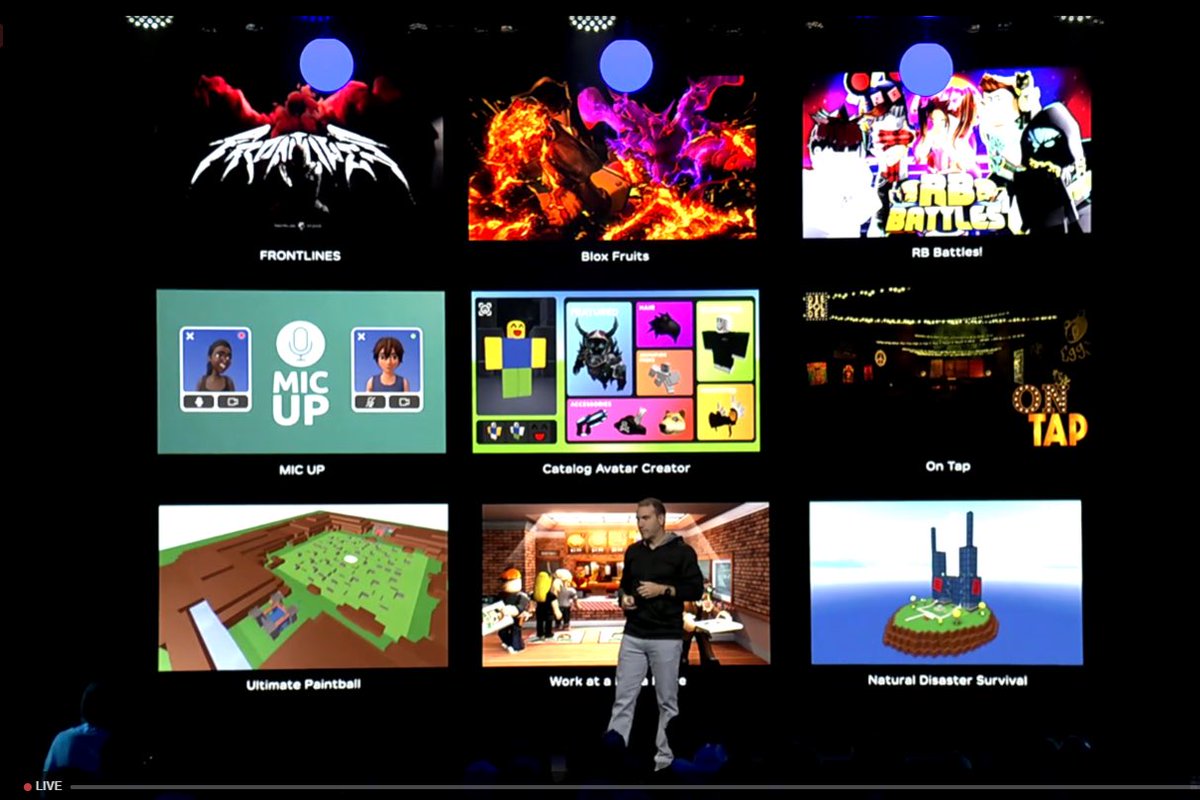 FouledRBLX's tweet photo. On Tap got a shoutout at the keynote at #RDC23 !!!! https://t.co/Oqo7X5P2eQ