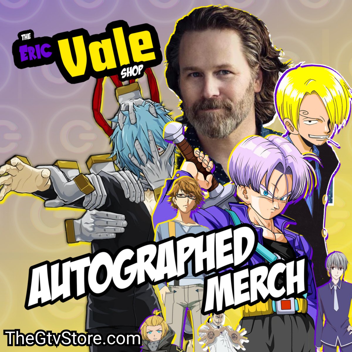 GeekventionShop's tweet photo. Dive into autographed merch shops of the voice of #solidsnake himself @DavidBHayter, #RDR2 legends @Rclark98 (Arthur Morgan) &amp; @Rob_Wiethoff (John Marston). Plus, anime maestro @EricVale - voice of Trunks, Shigaraki, Sanji &amp; more! 🔥 Only at https://t.co/mxOq2Nuz0o 🛍️  #comiccon https://t.co/qboRJSfdc6