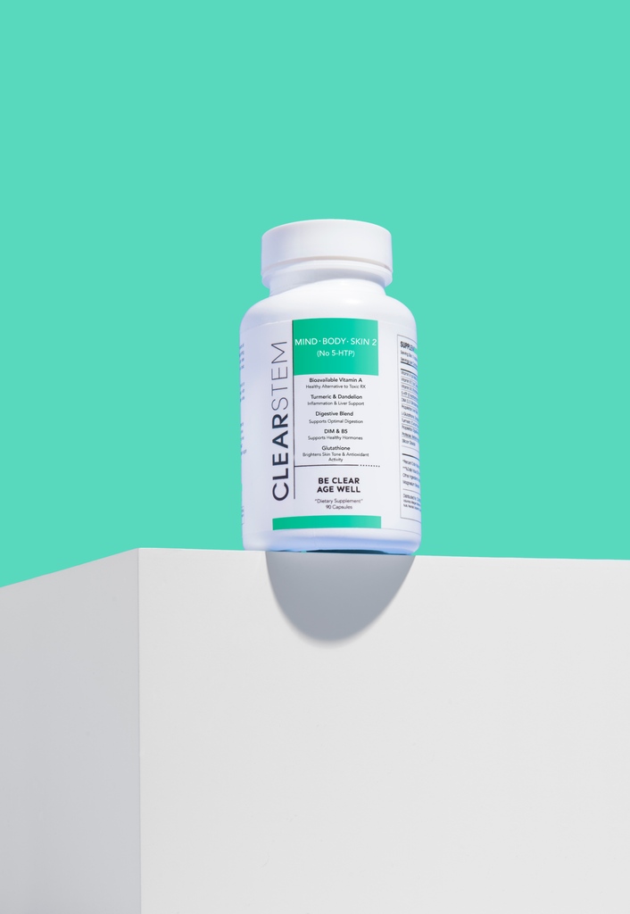 CLEARSTEM's tweet image. MBS2 is now HERE!!! 💚 Get all the benefits of MINDBODYSKIN just without the 5-HTP!⁠

It's a revolutionary way to control acne at its source by targeting oil, digestion, detoxification, PMS, and hormones at the same time.⁠
