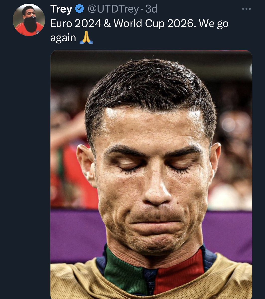 UtdsMark's tweet photo. @totalcristiano Can we mass report this guy please?? https://t.co/HFJ1bMPIBA