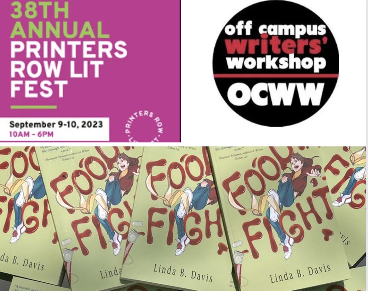 What are you doing this weekend? I’d love to have you come see me at Printers Row Lit Fest in Chicago! I will be there Saturday from 10-2 at the OCWW table with Food Fight! @RegalHouse1 @OCWW @@PrintersRowFest #MG #ARFID