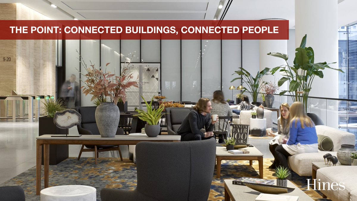 Hines's tweet image. The future of connected people and spaces is here.

In our blog The Point, read how digital ecosystems can enhance experiences ➡️ bit.ly/3PuxiHt

#Proptech #SmartBuilding #WorkplaceExperience