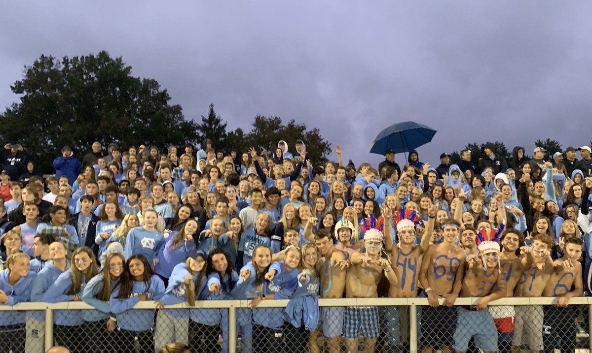 Columbia🩵 night vs Lenape. 🏈 Don’t forget your student ID! #renegadenation #bluepride #fridaynightlights