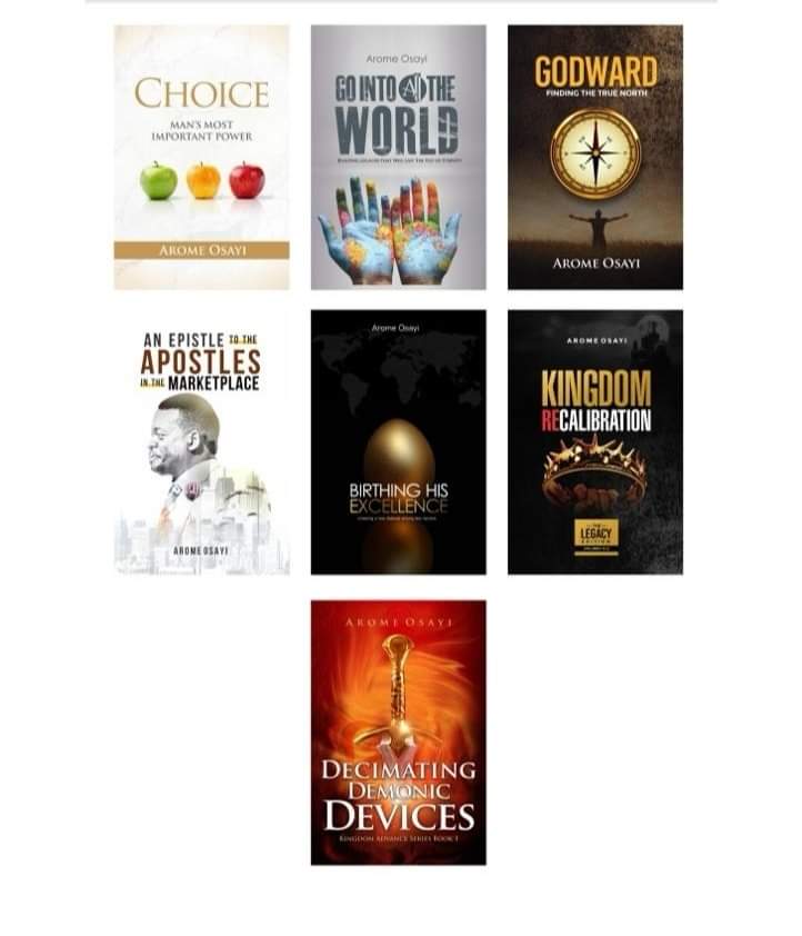 ApostleArome's tweet image. It has pleased the Lord to use my teachings as potent tools for the effective  discipling of believers in His body.

Over the years, these teachings have been curated, condensed and preserved into seven books for further edification of the body of Christ.

I personally recommend…