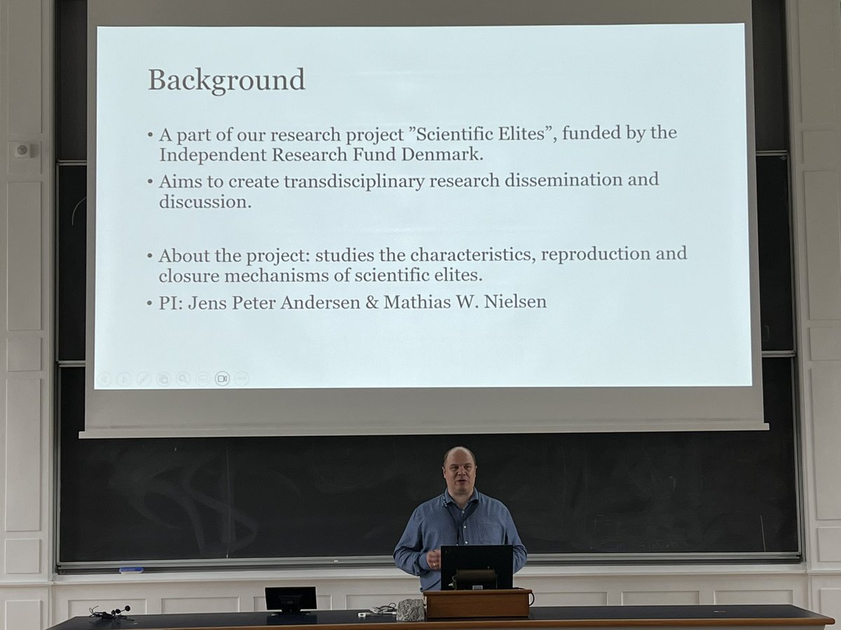 Three days of discussing scientific elites, from multiple perspectives, and with participants from multiple fields and countries have concluded - I am thankful for each and every contribution, and the willingness of the audience to engage (Thanks @dajmeyer for the pic)