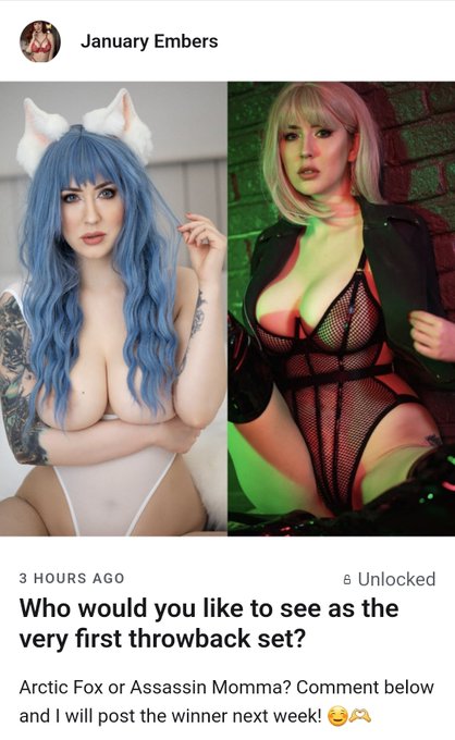 This is the current vote on my Patreon, but which would YOU vote for? https://t.co/CnsGx7x1Ua