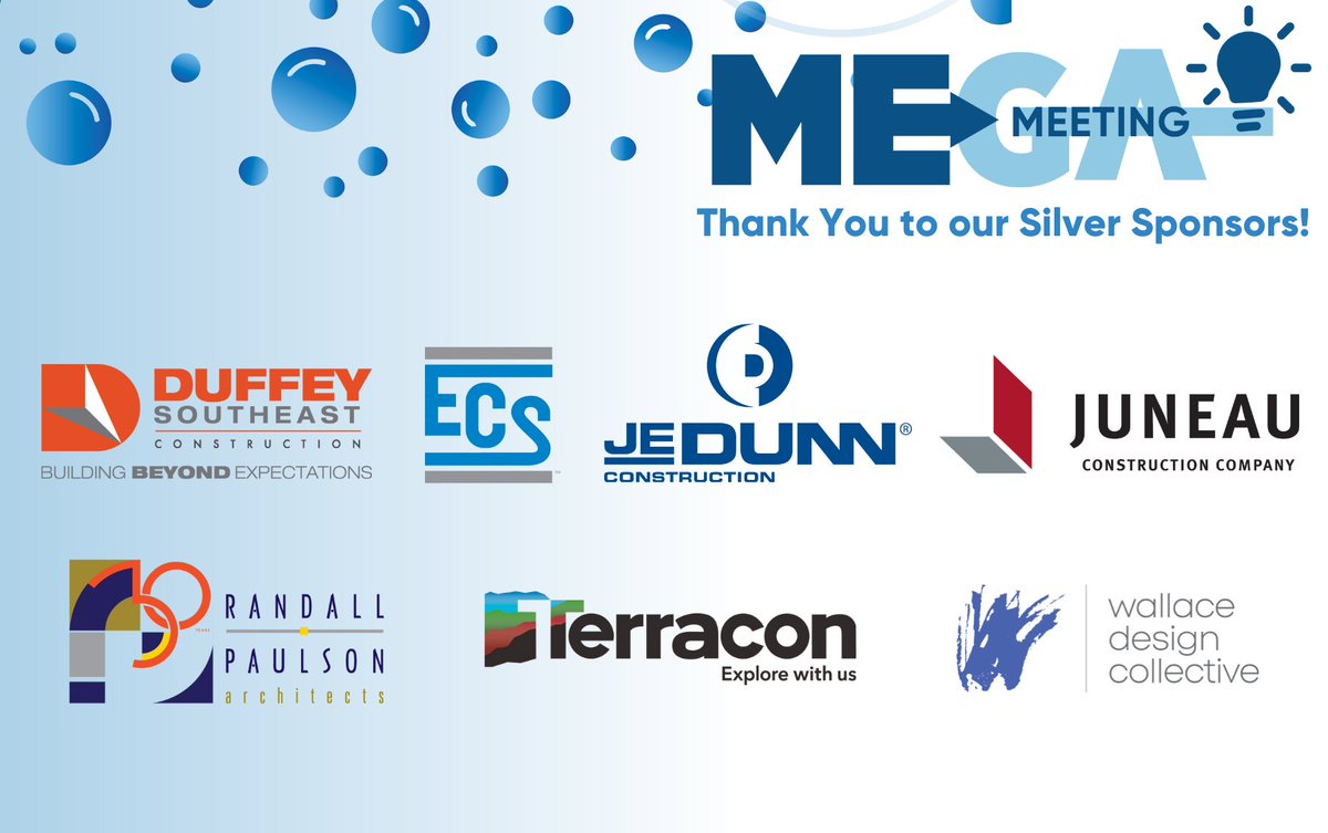 We are grateful for all of our MEGA Meeting Silver Level Sponsors! Thank you for your support!

#MEGAMeeting #SMPSATL #AEC