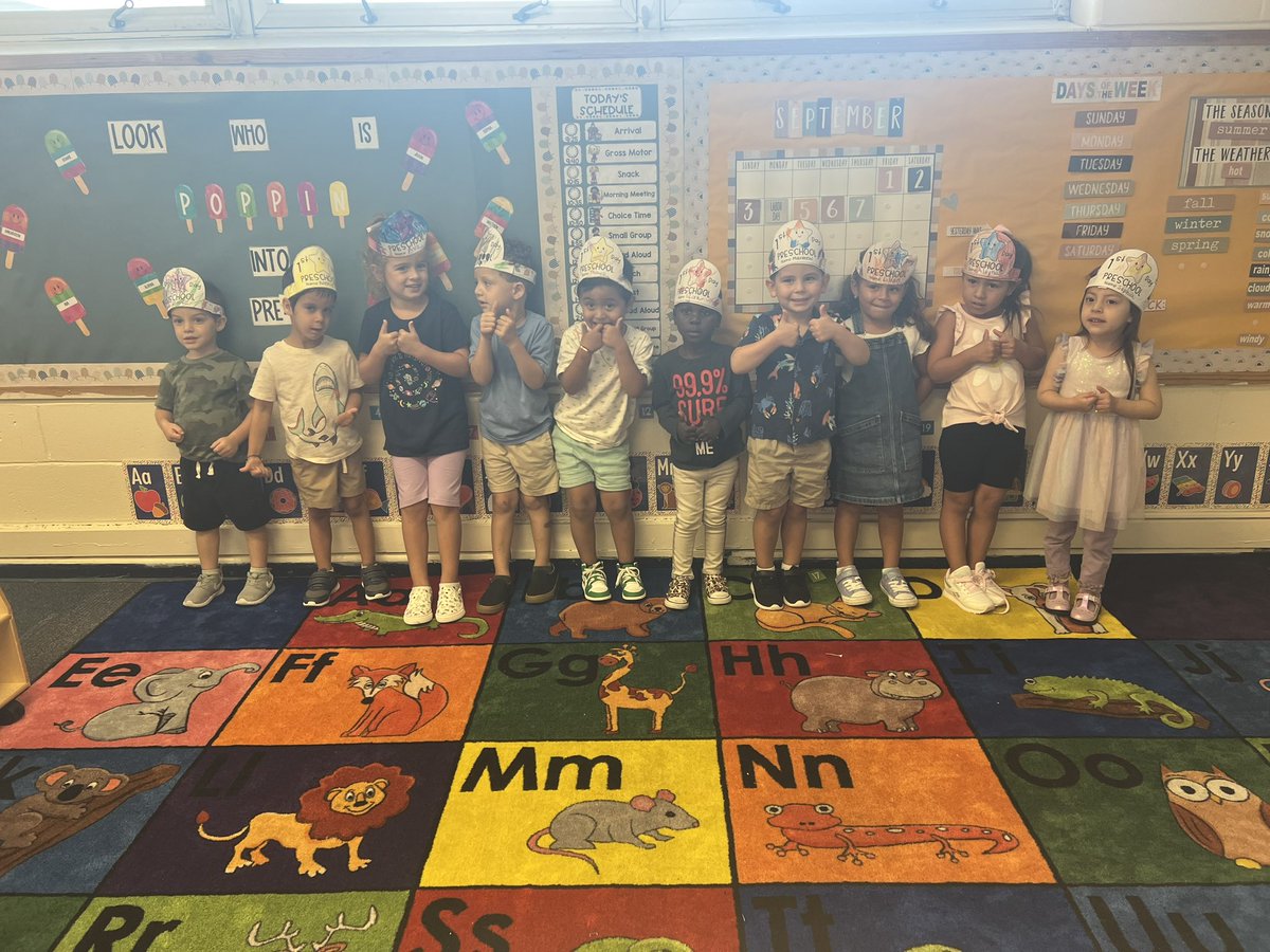 DaweClassroom's tweet photo. We had a great first week in Pre-K Room 100!!π₯³ππ» @MLopusznick @prekteachernj @tiffanysorto0 @VonaKristin #Spartanlegacies #Oceanpride https://t.co/xWUaIVsPuE