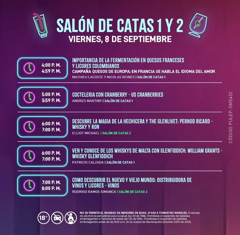 transmetrobaq's tweet photo. ¿Sin planes para este viernes 🤔?
Arma tu combo de amigos y disfruta de la feria de licores más importante de la región 🍻🤩.
#SúbeteEnTransmetro y llega a #Expodrinks🍹.
🚍A8-1 Paraíso
🚏Vía 40 con calle 80
#TransmetroTeAcompaña https://t.co/QGdVc0zqpY
