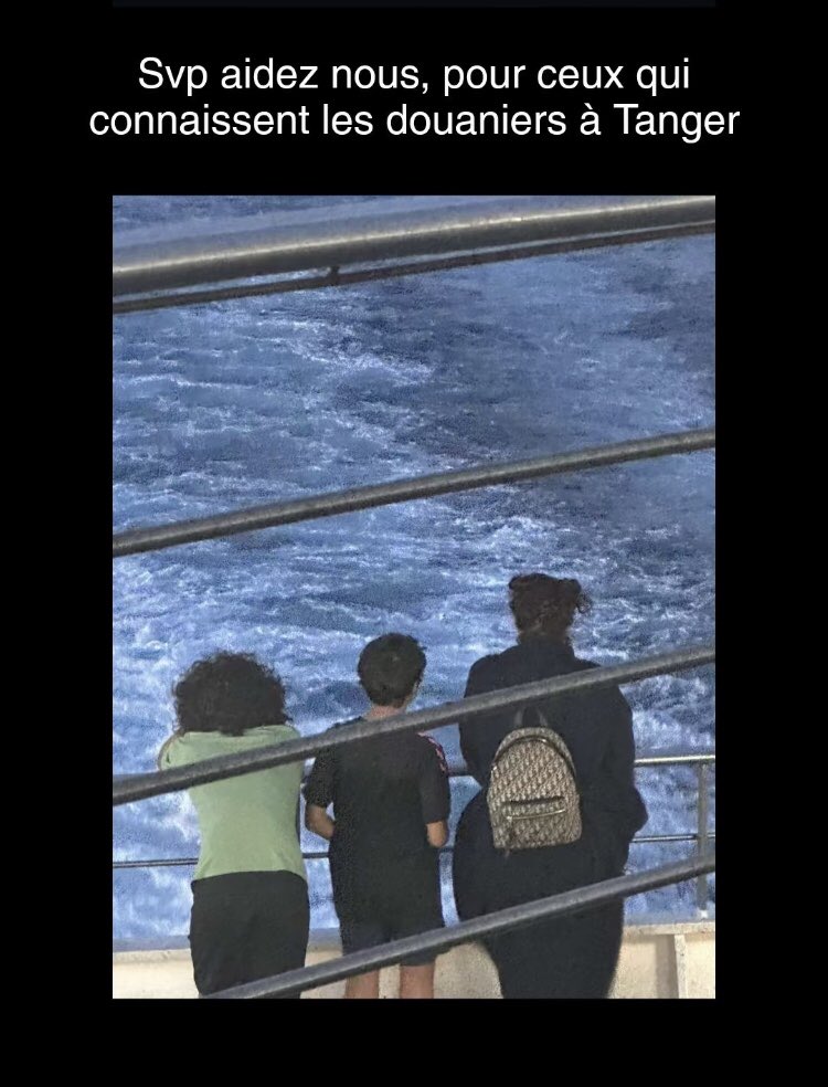 Mina #allonsmanger a kidnappée ses deux fils elle a pris le bateau à Barcelone direction Tanger alors qu’elle a interdiction de quitter le territoire français avec ses enfants ! Relaye l’information afin que les autorités marocaines l’arrête ! #alerteenlevement #poupettekenza