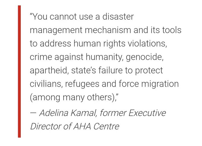 MTA_Calendar's tweet photo. @Altsean Then staying with the topic of Myanmar @PVamplify published this overview of how #uselessASEAN has continued to fail the peoples of Myanmar, The quote from @AdelinaKamal is a clear example of how their approach can't address the issues. 
 https://t.co/OqS1QgXCqn
/8 https://t.co/lf1UUGIv7U