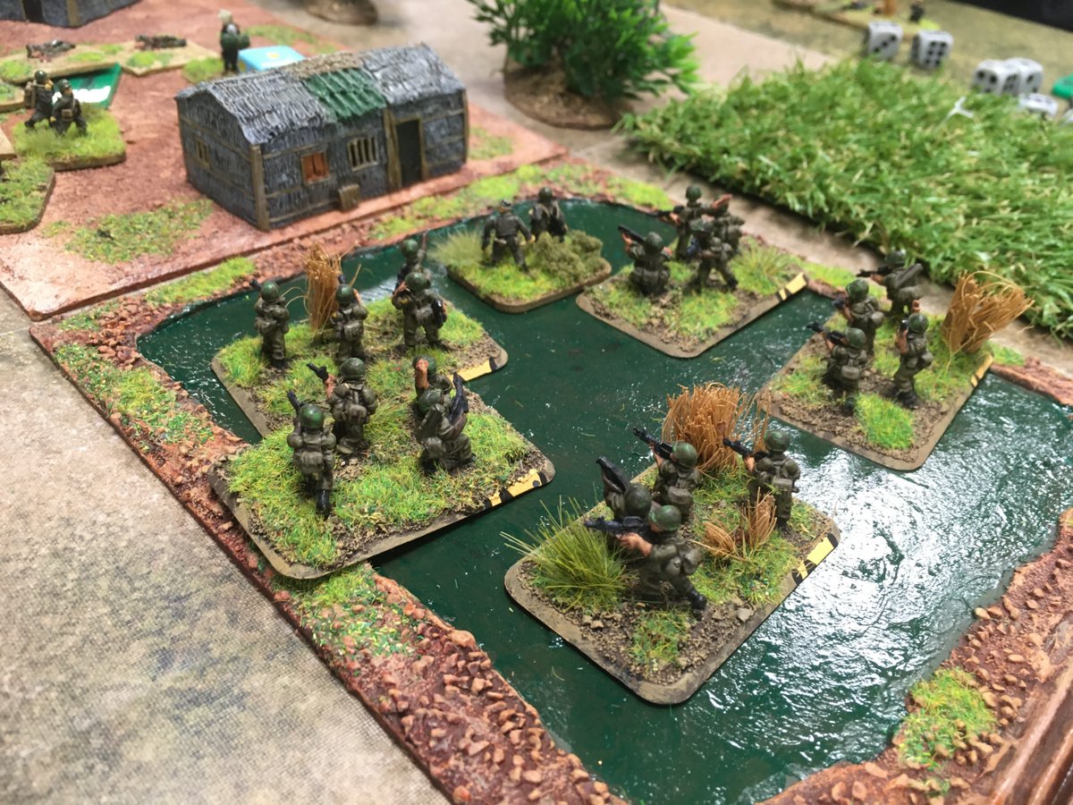 ironcow2103's tweet photo. "You weren't there man!" 

Had a fun introduction to #PeterPig's 'Vietnam Men of Company B' today down @BIG_Bristol courtesy of @KevAddams. 

I led the US army to a decisive and humbling defeat at the bands of the VC. Good game, looking forward to playing it again sometime soon. https://t.co/Q5L04LSfhI