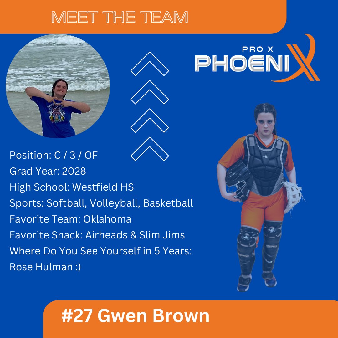 Next to shine is one of the smartest and toughest kids I know. Absolute beast behind the dish, Gwen Brown!