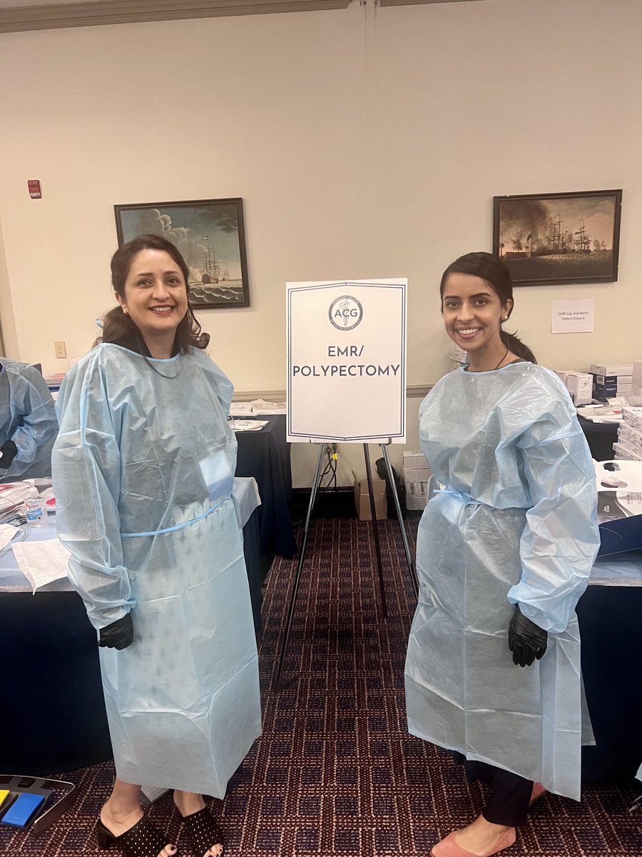 Excellent talks and hands on endoscopy course Williamsburg,VA ⁦<a href="/AmCollegeGastro/">ACG</a>⁩⁦<a href="/amneethansmd/">Amneet K. Hans, MD</a>⁩!! IBD docs take out polyps too!!
