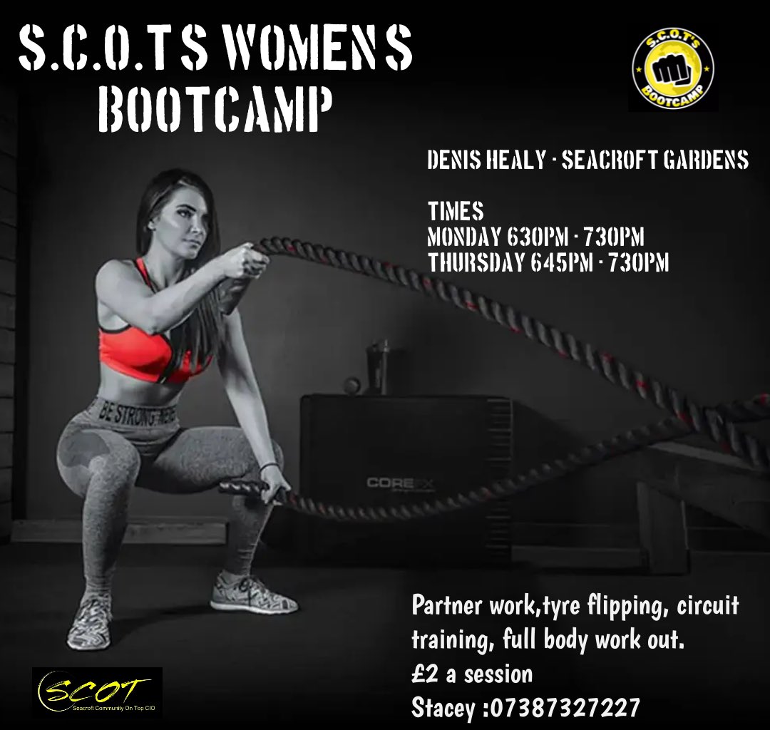 Our bootcamp session has gone quite over the past few weeks let’s share and get the word out again. It’s back 11th September at £2 a session #bootcamp #community #women #fitneas