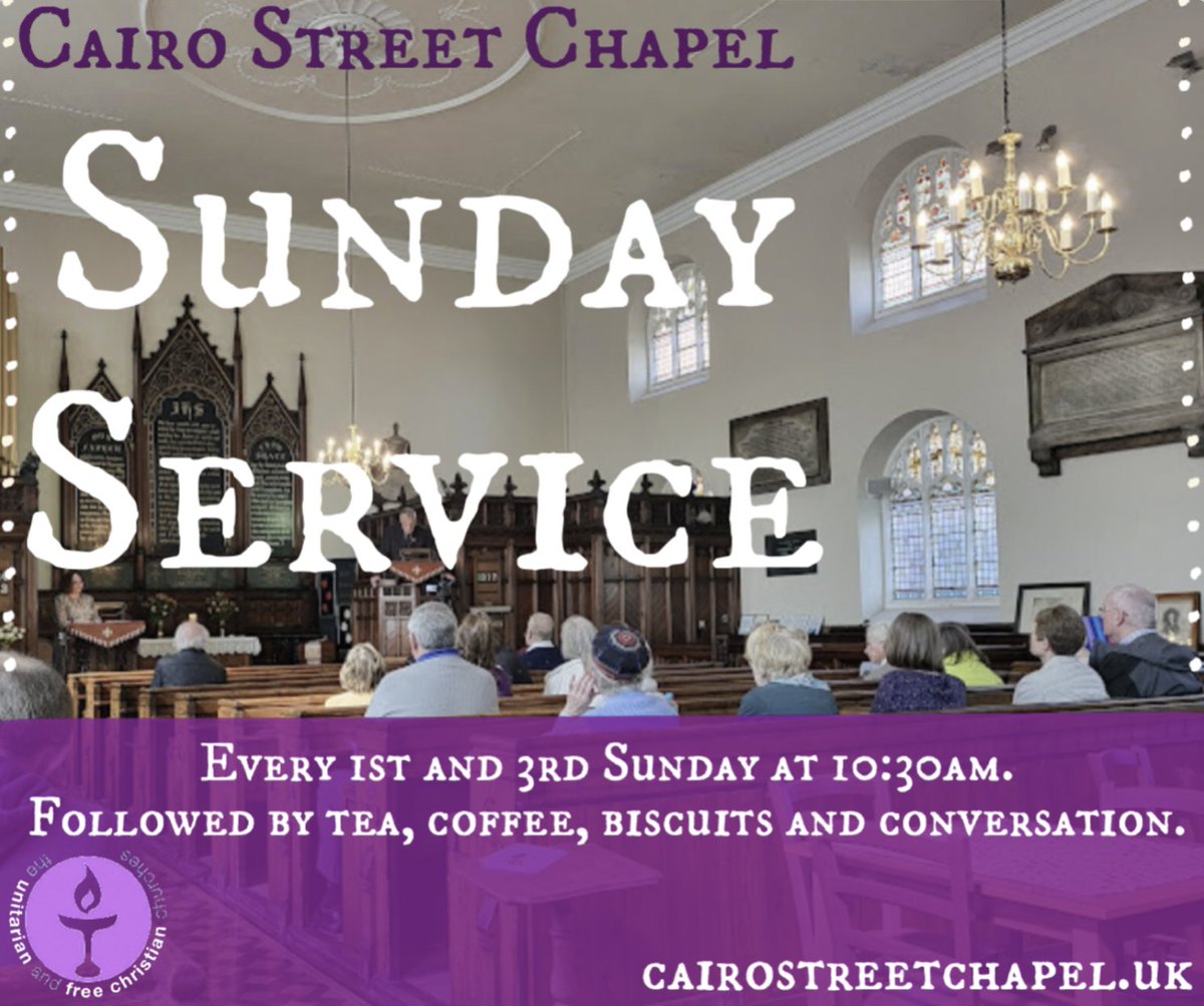 You are welcome here 🕯️💜😊

#Warrington #sundayservice #unitarian #community