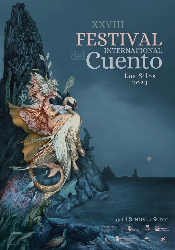 🎉¡Ya contamos con este nuevo y hermoso cartel de la XXVIII edición del Festival Internacional del Cuento de Los Silos! 🎉

Esta sugestiva obra de la ilustradora tinerfeña Patricia Delgado refleja a la perfección la temática de este año: el bestiario.