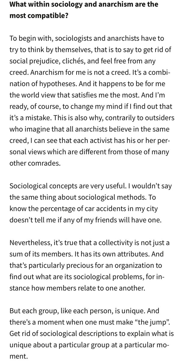 Loved this answer from Ronald Creagh (RIP) in his interview with Dana Williams on the relationship between anarchism and sociology. 

Anarchism is fundamentally anti-dogma. Science is fundamentally anti-dogma.