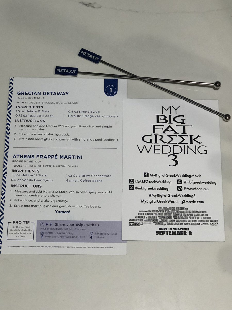 OPA! 🇬🇷 

Now this is how you make a Greek girls weekend …. #MyBigFatGreekWedding3 IN THEATRES NOW 🎥  

<a href="/MBFGreekWedding/">My Big Fat Greek Wedding</a>