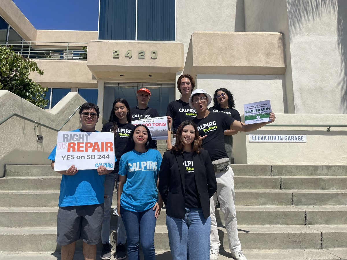 Thank you @AsmLaurieDavies office for meeting about SB244 to repair our electronics/appliances!
We could save $5bill a year and help small businesses! Let’s make it the year we get the #RightToRepair and pass SB244!👩🏽‍🔧📱@CALPIRG @iFixit @cawrecycles