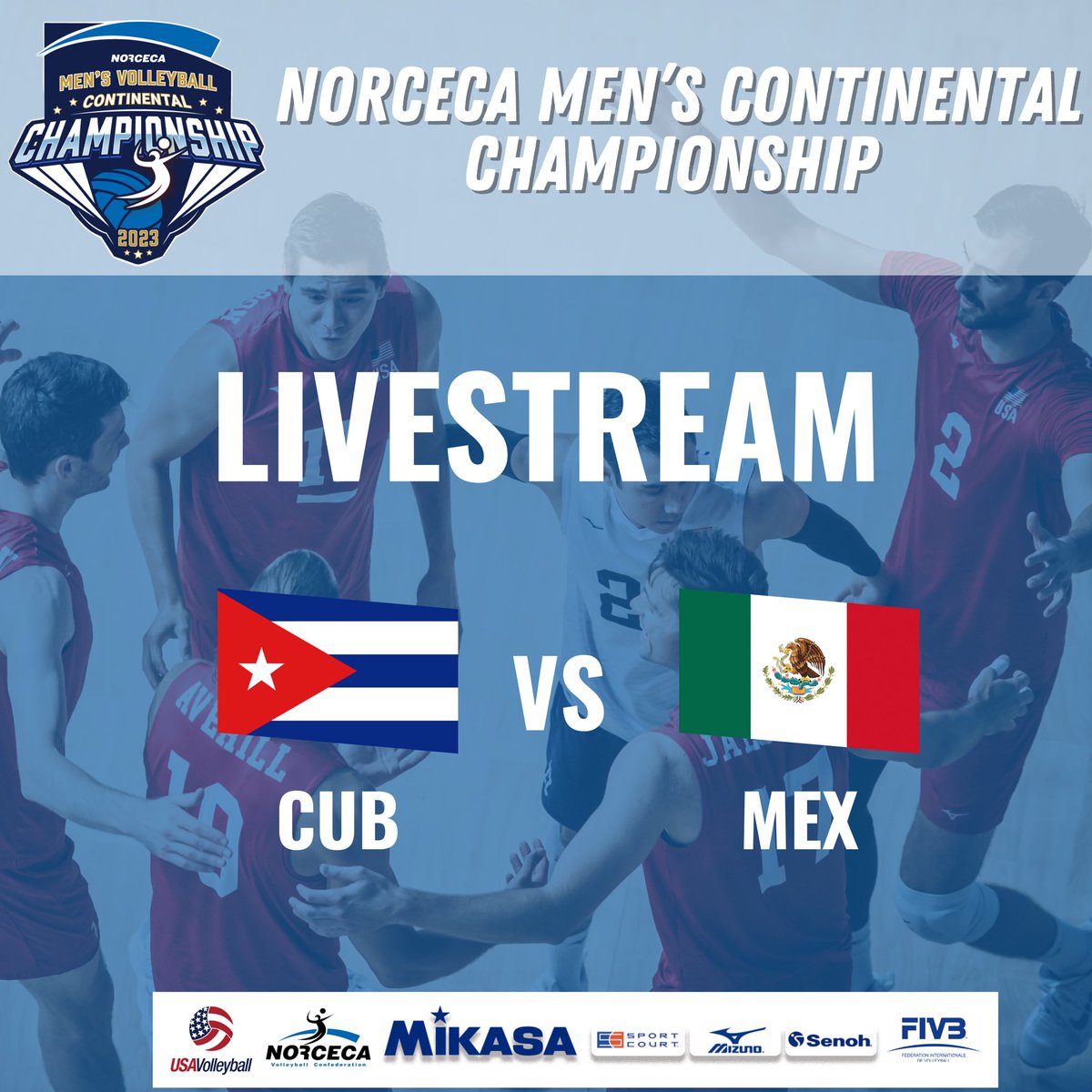 norceca volleyball live stream