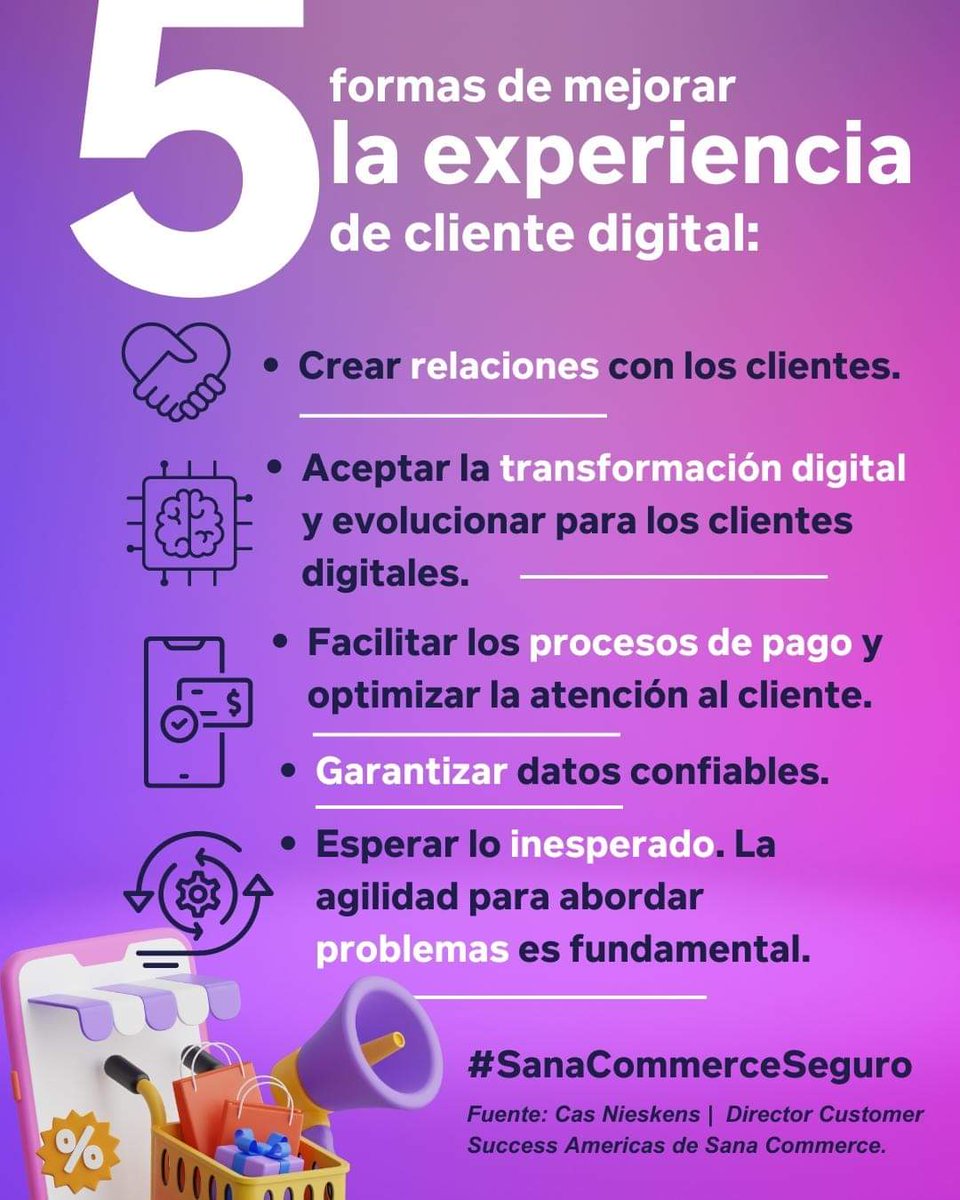 Las tendencias en #SolucionesDigitales para mejorar la #ExperienciaDelCliente en las #empresas ayuda a tener un mayor éxito en el #eCommerce, ¿cómo construir un mayor éxito? 👇🏼

bit.ly/CXManufacture

#TechNews #TransformaciónDigital
#Innovacion #SanaCommerceSeguro